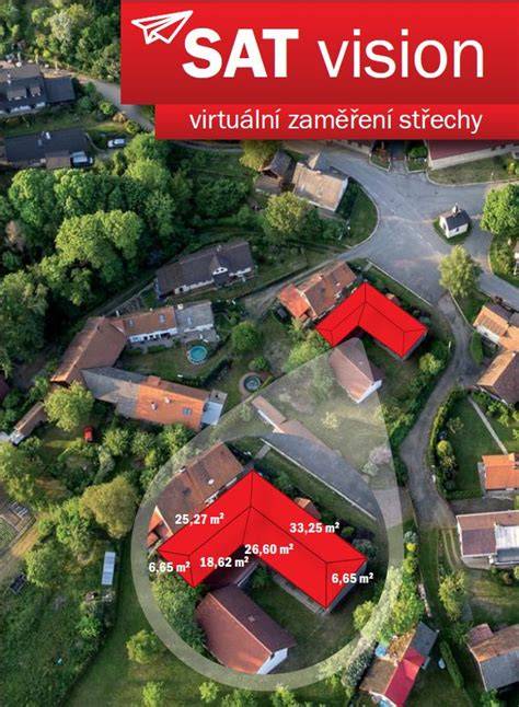SATvision virtuální zaměření střechy