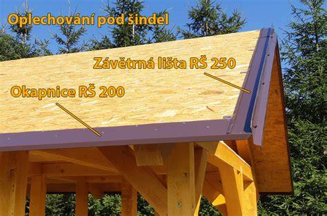 návod instalace oplechování pod šindele (8 slov)