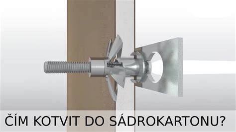 police v sádrokartonu ilustrace a typy hmozdinek