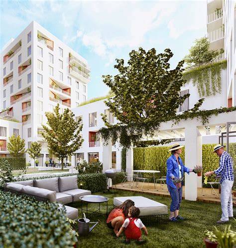 Projektová architektura s terasami a zelenými střechami