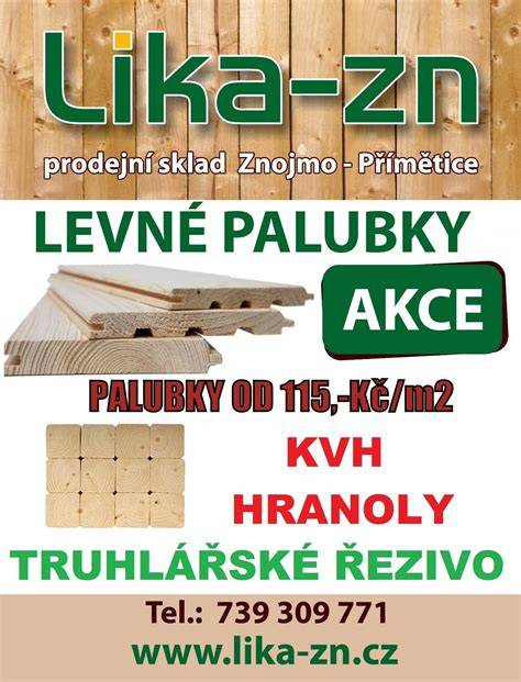 truhlářské řezivo a palubky infografika