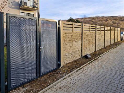 grafická vizualizace rozměrů betonových desek a sloupků