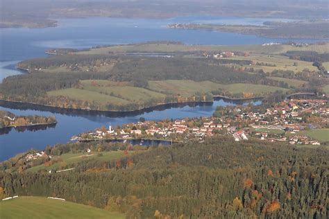 vizualizace oblastí Jižních Čech a vodních rekreačních míst