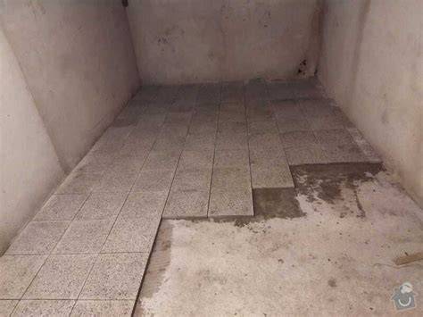 pokrývka maltovým ložem a lepená dlažba