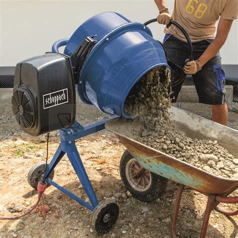 téma obrázku: různá míchačka na beton a lopata