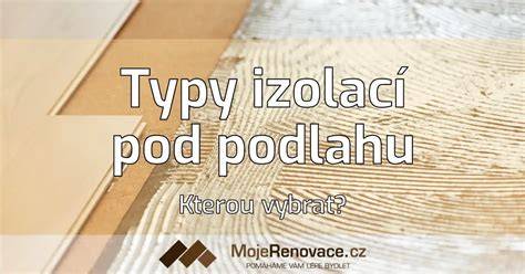 grafika ilustrující typy izolací a materiálů