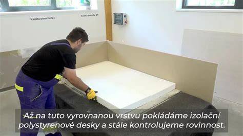 Postup lepení izolačních desek soklu
