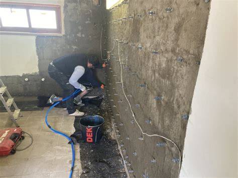 ukázka rozmístění POT nosníků mezi zdivem