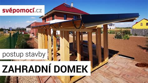 ilustrativní schéma zastřešení zahradního domku