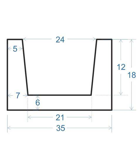 betonovy zlab A15 klice a hmotnost 23 kg (illustration)