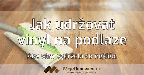 infografika o péči o vinylovou podlahu