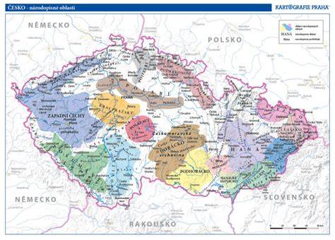 lidová hudba a regionální tradice (mapa regionů)