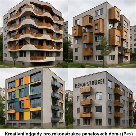 grafika barev fasády panelových domů