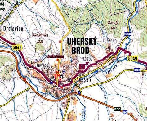 mapa prodejny SIKO Uherský Brod
