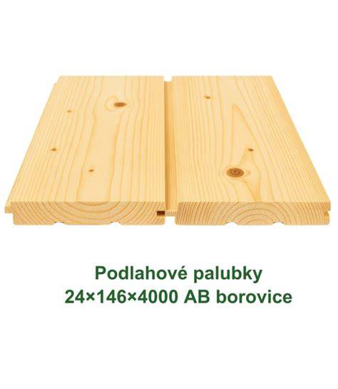 palubky borovice - rozměry a profily