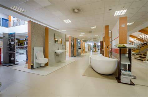 Stavebniny Janík - půdorys prodejny a showroom