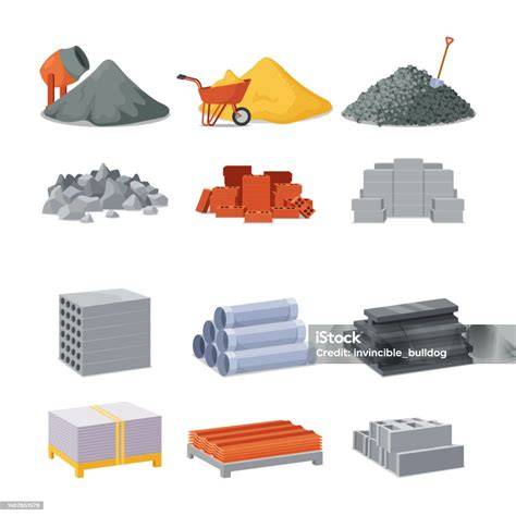 konkrétní ilustrace materiálu beton a jeho směsi