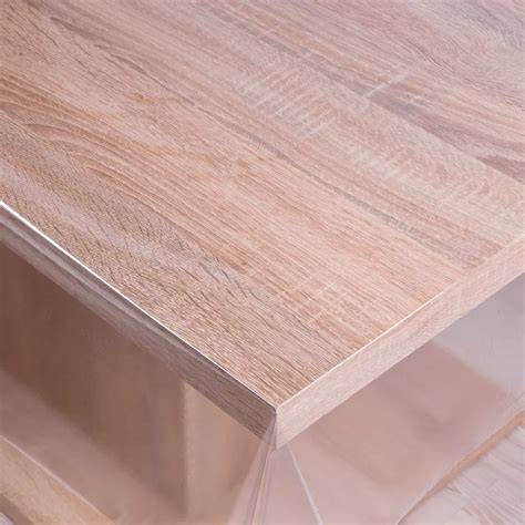 průhledný PVC ubrus 140 cm vizuál