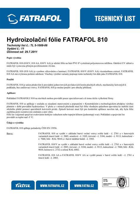 montáž FATRAFOL 810 na terase