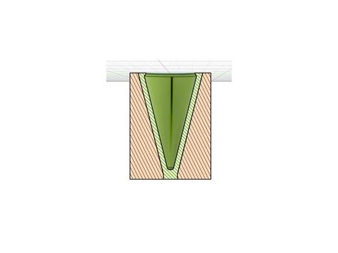 betonový kužel a silikonová forma