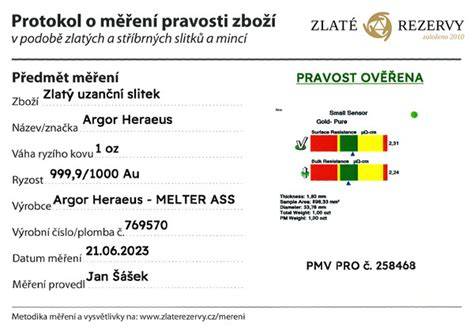 vizuální znázornění rezervy při měření