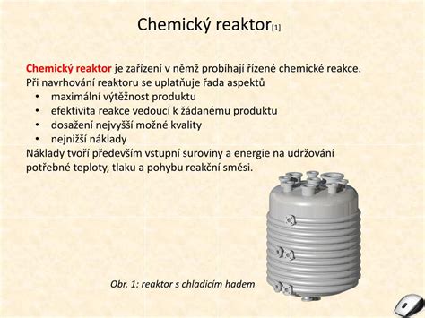 aplikace chemických reaktorů