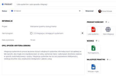 produkty a dokumenty