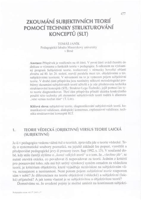 techniky strukturovani stirek