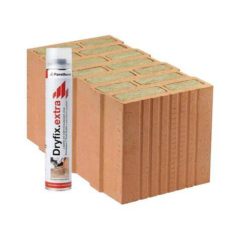 schéma vrstvení Porotherm 44 T Profi Dryfix