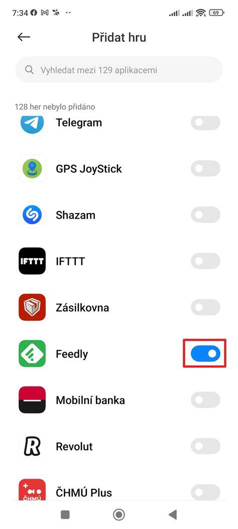 MIUI 13 - postranní lišta a její nastavení
