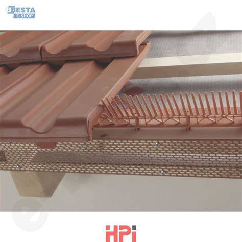 Ochranný pás proti ptákům z PVC na okapové hraně střechy