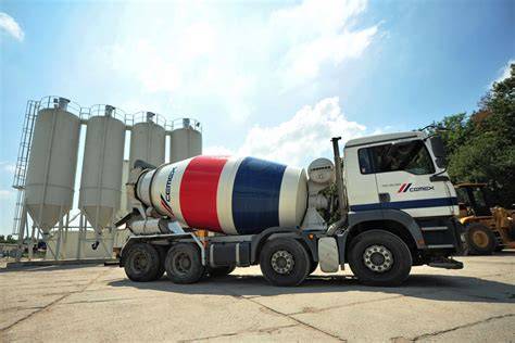 betonárna a logistika Cemex (obrázkové schéma)