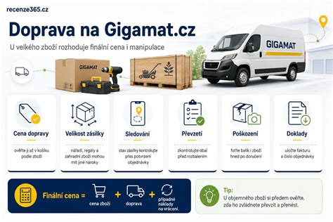 Logistické detaily doručení a vyzvednutí