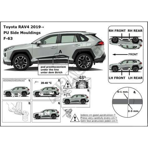 instalace ochranné lišty na Rav4