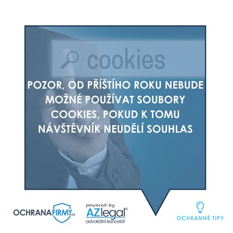 grafika souborů cookies a souhlas