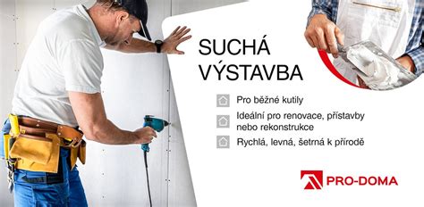 příklady a výhody suché výstavby (infografika)
