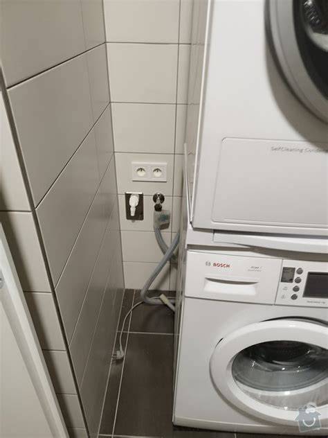 test provozu pračky po zapojení