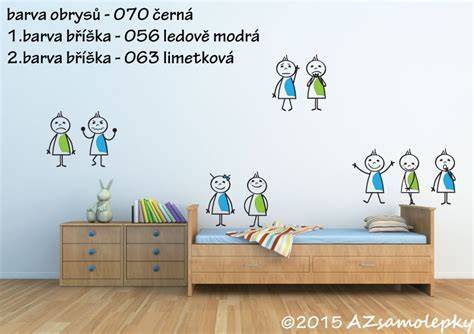 Detske samolepky na zeď - motivy a možnosti