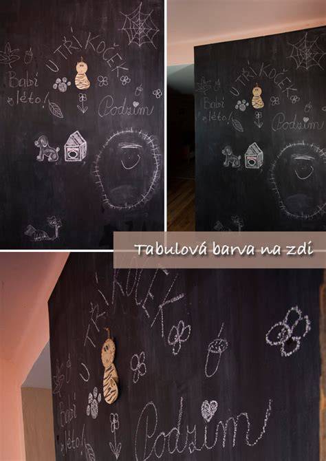 tabulova barva na zeď - pro tvorbu prostoru