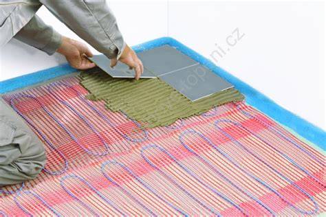 Instalace elektrické topné rohože