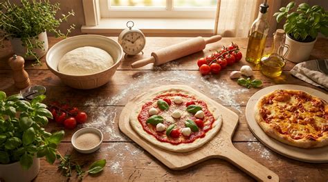 Ukázka vzoru pizzy na moderních obkladech