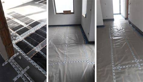 Ukázka instalace a řezání podlahových čtverců