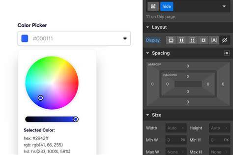 color picker field WooCommerce example