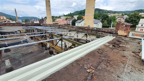 vizualizace konstrukce nosné střechy